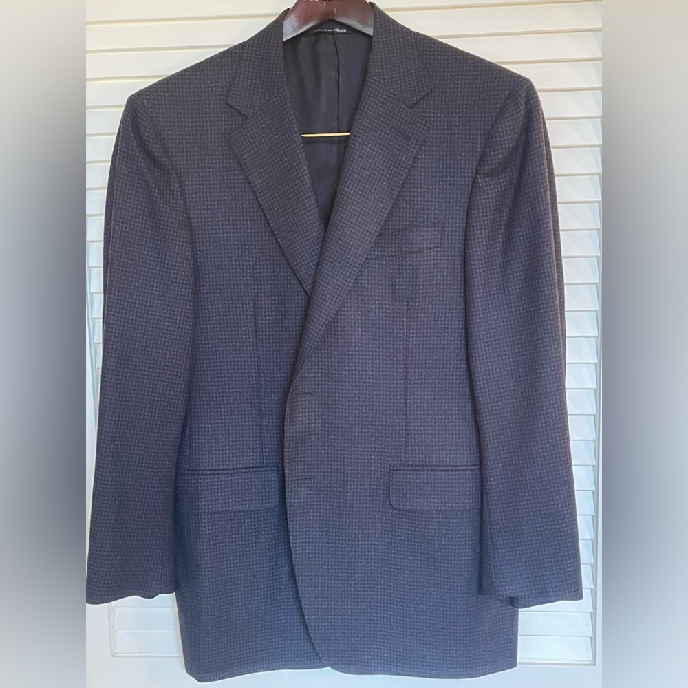 Canali Mens Two Button Sport Coat.